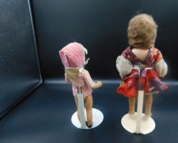 2 compo ny dolls back